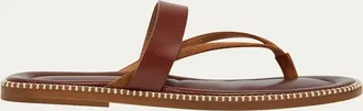 Dries Van Noten Mens Thong Leather Sandals