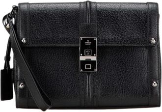 Gucci Pre-owned Clutches, female, Black, Size: ONE SIZE Pre-owned Leather clutches