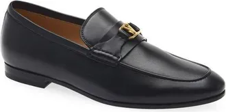 Valentino Garavani Signature VLOGO Loafer in Black at Nordstrom, Size 40