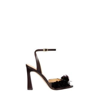 Michael Kors High Heel Sandals, female, Brown, Size: 6 1/2 US Loretta Sequin Embellished Sandal