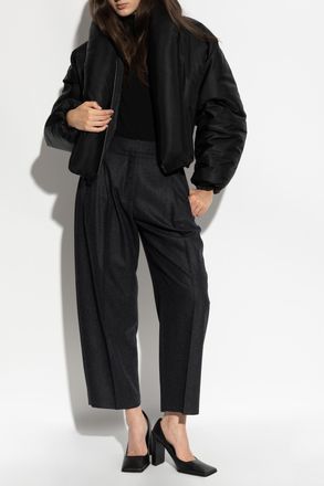 Alaia Body With A Stand-up Collar, Womens, Black