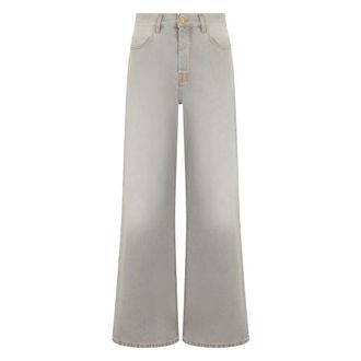 Darkpark Wide Jeans, female, Gray, Size: W25 Loose jeans in cotton