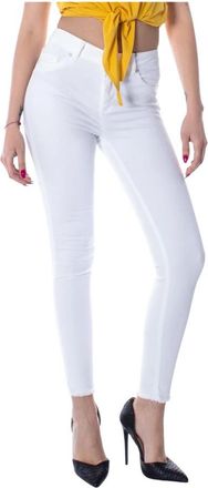 Only Wide Leg Broek - Dames - Skinny Jeans - Wit - L L32 - Jeans
