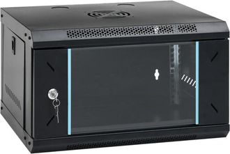 vidaXL Armadietto di Rete a Parete 6U da 19 IP20 53x40x30 cm - Vidaxl