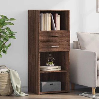 Berkfield Home Highboard Brown Oak 50x42.5x124 cm Engineered Wood