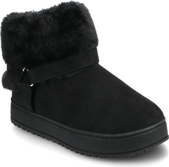 Journee Collection Womens Thada Sherpa Slipper Bootie