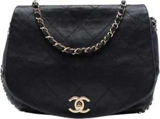 Chanel Pre-owned Flap Bag - Dames - Pre-owned - Zwart - Maat: ONE Size Leer