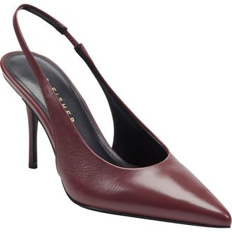 Marc Fisher Leynne Slingback Pointed Toe Pump in Dark Red at Nordstrom Rack, Size 9