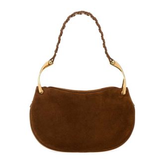 Alexander McQueen Wishbone - female - Alexander McQueen - Shoulder Bags - Brown - ONE SIZE - Bags