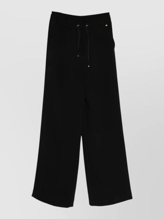 Herno trousers side pockets wide leg design