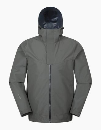 Mountain Warehouse Mens Mountain Warehouse Mens Arlberg Extreme Waterproof Jacket - Green - Size: 42/Regular