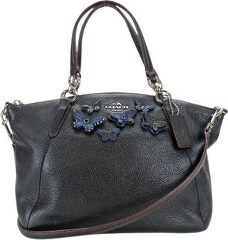 Coach Pre-owned Leren Handtas - Dames - Vintage Handtas - Zwart - ONE Size - Leer - Vintage