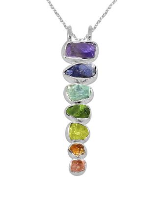 Tiramisu Silver Chakra Chakra Necklace