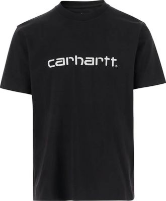 Carhartt Work in Progress T-shirt Script con stampa - Nero