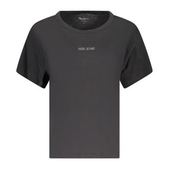 Pepe Jeans London T-Shirts, female, Black, Size: XL Short-sleeved T-shirt