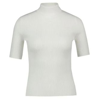 Courr&egrave;ges Turtlenecks, female, White, Size: XS Cotton tops