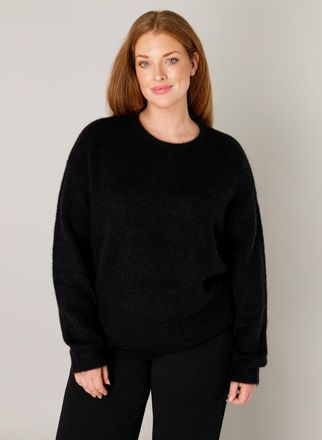 Base Level Curvy Strickpullover »Yanara« mit Wolle und Elasthan