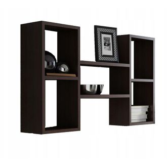 OEM Mensola Sospesa Libreria A Parete Polo Wenge Per Il Soggiorno