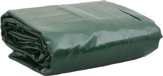vidaXL Tarpaulin Green 5x5 m 650 g/m&sup2; Vidaxl