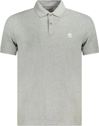 Timberland Tops, Heren, Grijs, S, Katoen, Klassiek Poloshirt
