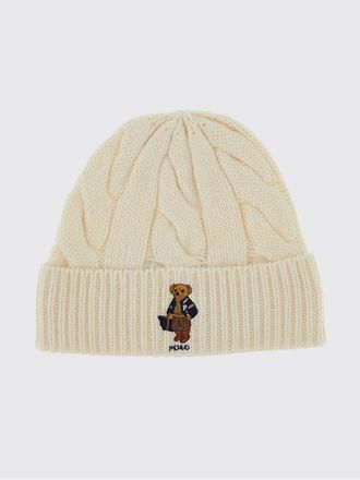 Polo Ralph Lauren Cable-Knit Wool-Blend Beanie with Turn-Up Brim