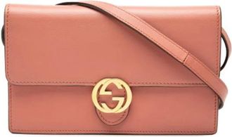 Gucci Pre-owned Wallet on Strap - - Pre-owned - Donna - Rosa - ONE SIZE