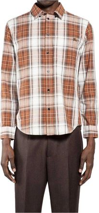 Burberry Madras Check Katoenen Overhemd - Heren - Casual Overhemden - Veelkleurig - M - Katoen - Overhemden