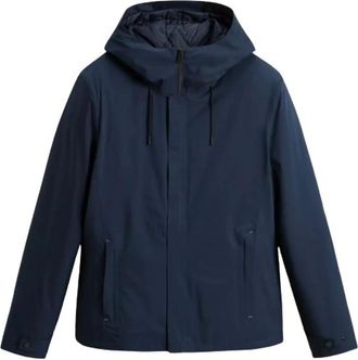 Woolrich Hombre, Chaquetas, Azul, Talla: XL