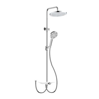 OEM Sistema De Ducha, Columna De Ducha Ajustable, Cabezal De Ducha Tipo Lluvia, Color Plata