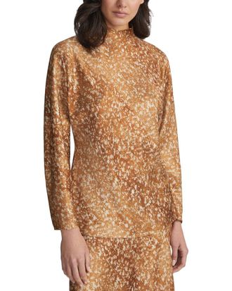 Lafayette 148 New York Funnel Neck Dolman Blouse
