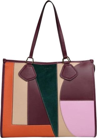 Lancel Jour Cabas Zipp&eacute; L - Dames - Shoppers - Veelkleurig - ONE Size - Leer - Tassen