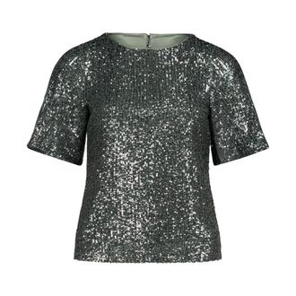Vera Mont Top korte mouw 03414478 - Dames - Blouses & Shirts - Groen - Maat: S