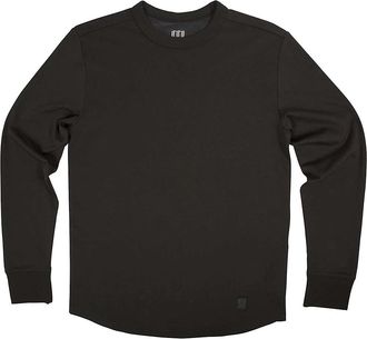 Topo Designs Mens Long Sleeve Tech Tee - Black