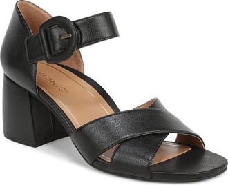 Vionic Soraya Heel Sandal in Black at Nordstrom Rack, Size 6.5