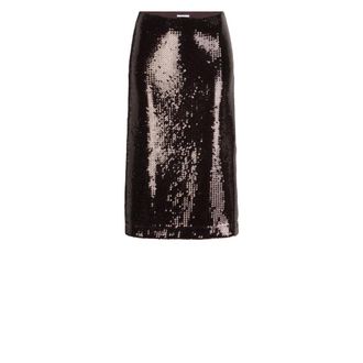 Dante6 Bronya Sequin Skirt - Dames - Rokken - Bruin - Maat: S