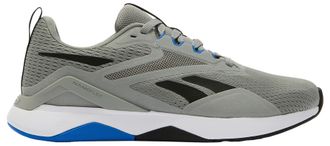 Reebok Mens Nanoflex Tr 2 Trainers, Grey 3 Black Optimum Blue, 10.5 UK