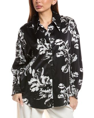 AllSaints Allsaints Charli Silk-Blend Shirt