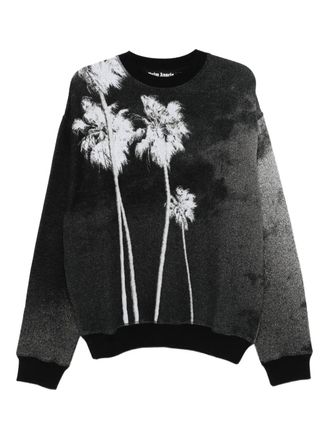 Palm Angels cotton sweatshirt - Black