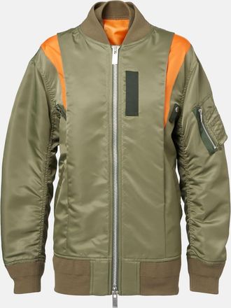 sacai Giacca blouson in twill