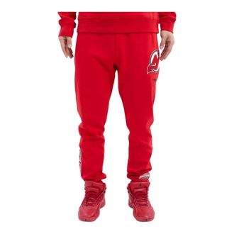 Pro Standard Pro Standard NHL New Jersey Devils Classic Jogger Pants in Red Men