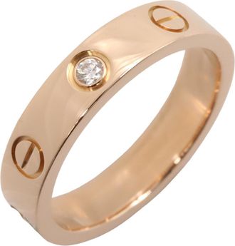 Cartier Gold Clear Pink Gold (18K) Band Ring (Pre-Owned)
