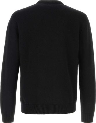 Valentino Garavani Mens Regular Sweater Black Virgin Wool