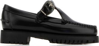 Sebago Black Leather Aurora Loafers