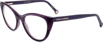 Carolina Herrera Womens 53 mm Glitter Violet Eyeglasses