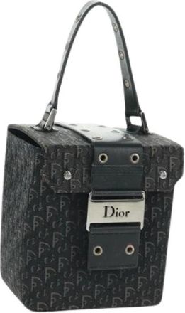Dior Pre-owned Vintage Canvas Mini Handtas - Dames - Vintage Mini Tas - Zwart - ONE Size - Vintage