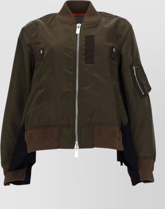 sacai wool blouson jacket