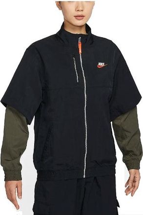 Nike (WMNS) Nike Sportswear City Utility Oversize Jacket Black Orange FB7249-010