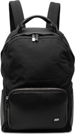 Dior Black Nylon Leather Backpack (Pre-Owned)