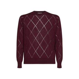 Dries Van Noten Truien & Vesten, Heren, Rood, XL, Wol, Dries Van Noten Truien