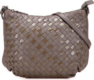 Bottega Veneta Geweven Leren Schoudertas